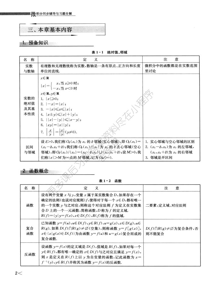 微积分 第三版