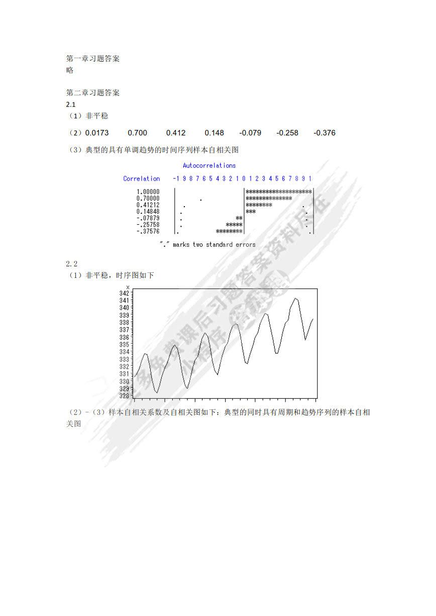 时间序列分析——基于R