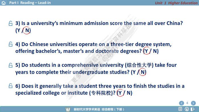 新时代大学学术英语 综合教程 下册