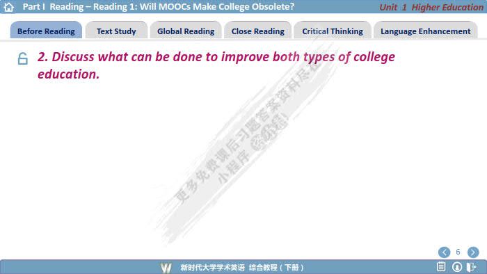 新时代大学学术英语 综合教程 下册