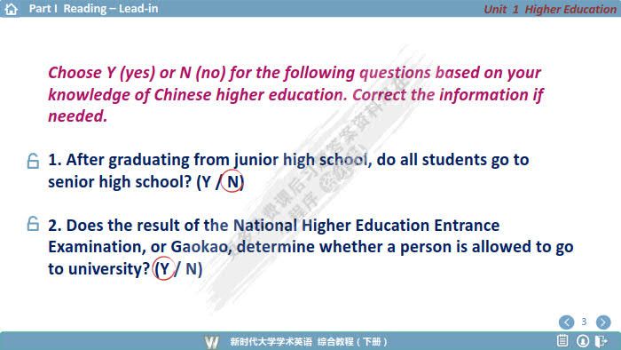 新时代大学学术英语 综合教程 下册