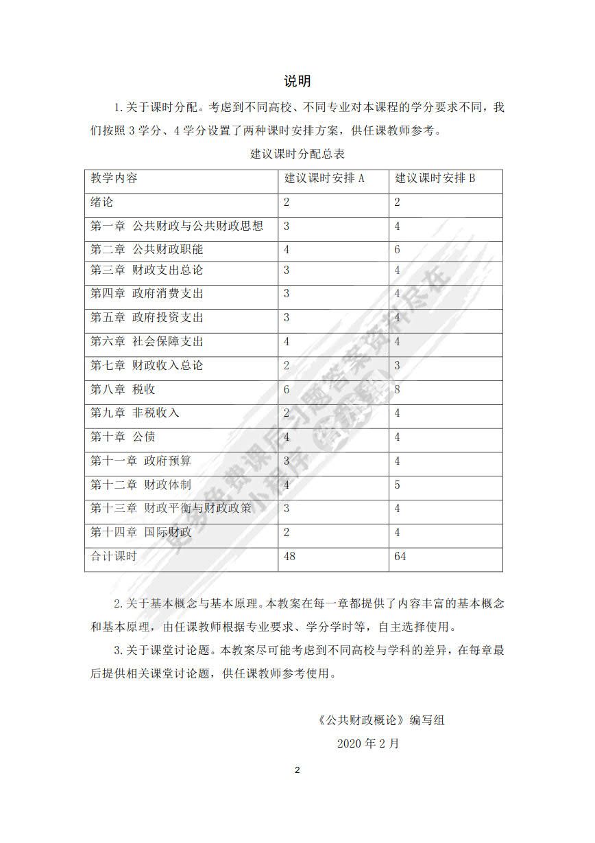 公共财政概论