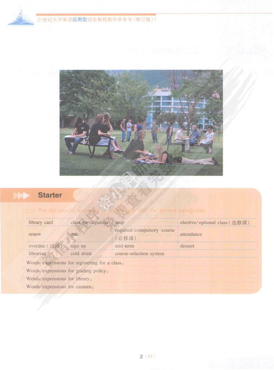 21世纪大学英语应用型综合教程 1(修订版)