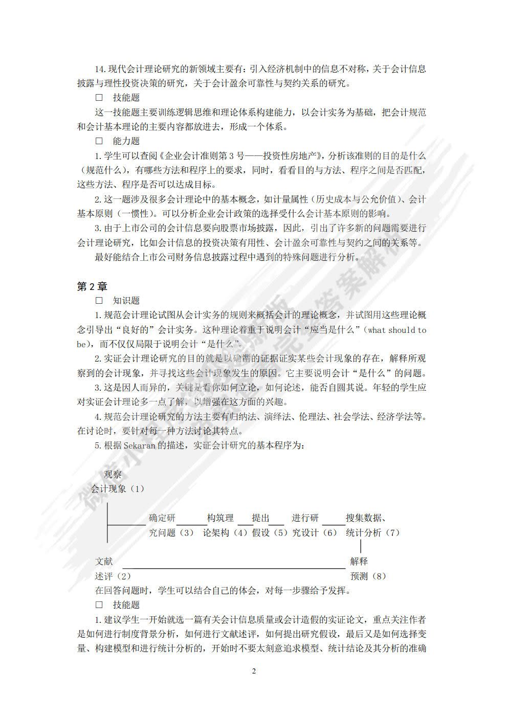 会计理论（第四版）