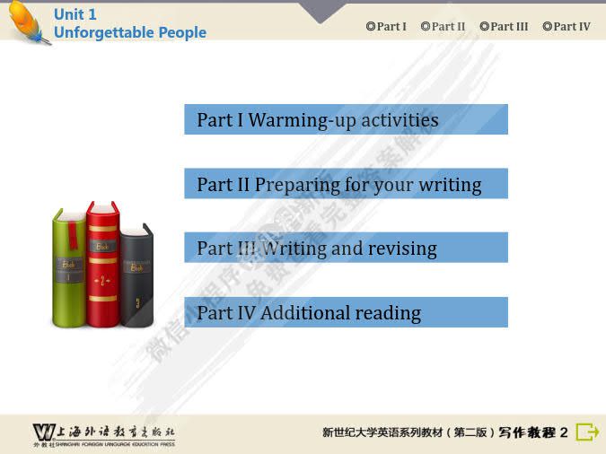 新世纪大学英语（第二版）写作教程 第2册