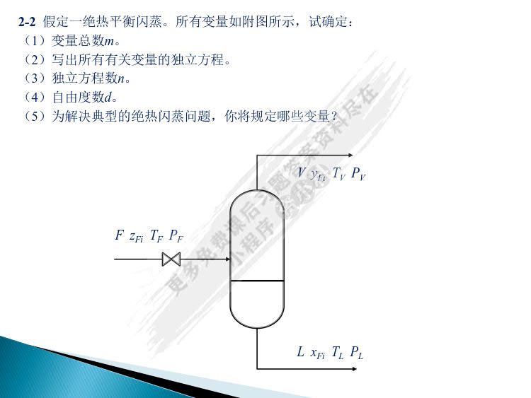 化工过程分析与综合