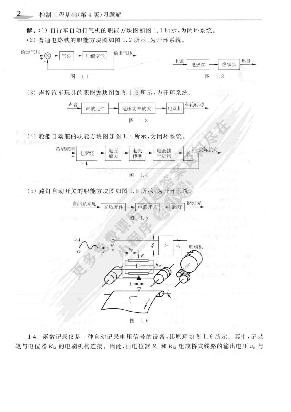 控制工程基础（第4版）