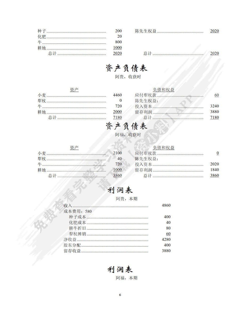 财务报表编制与分析（第四版）