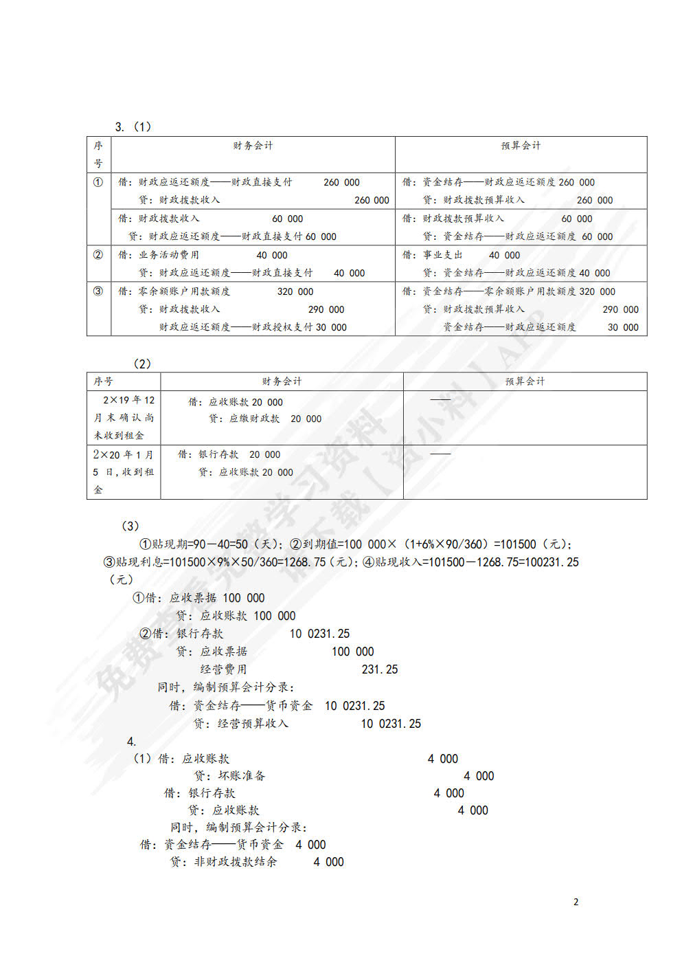 事业单位会计实务（第三版）