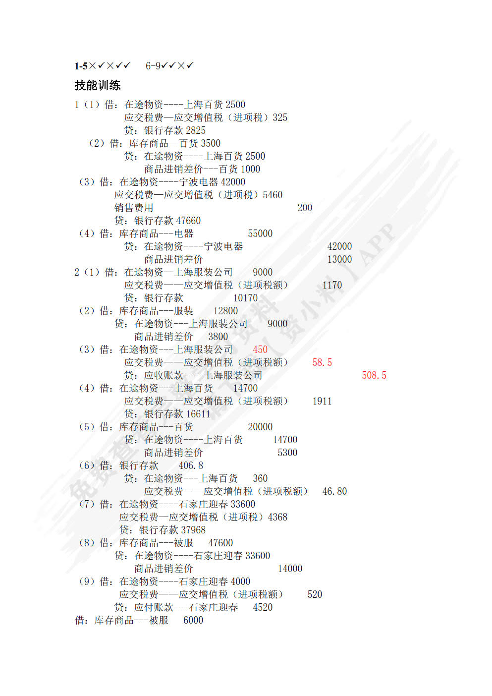 商品流通企业会计（修订本）