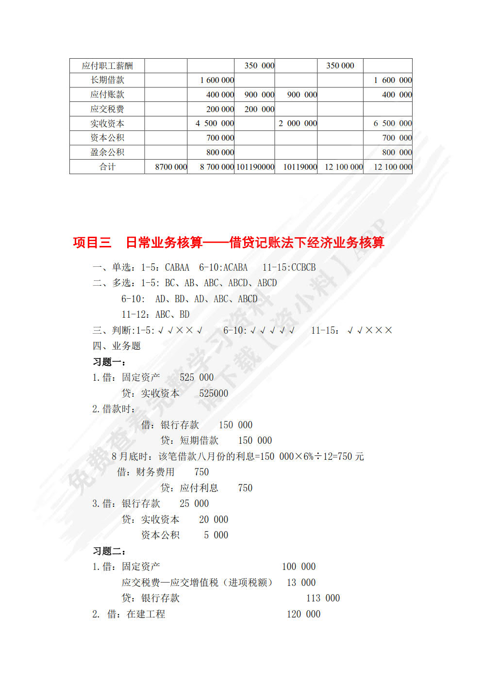 基础会计理论与实务