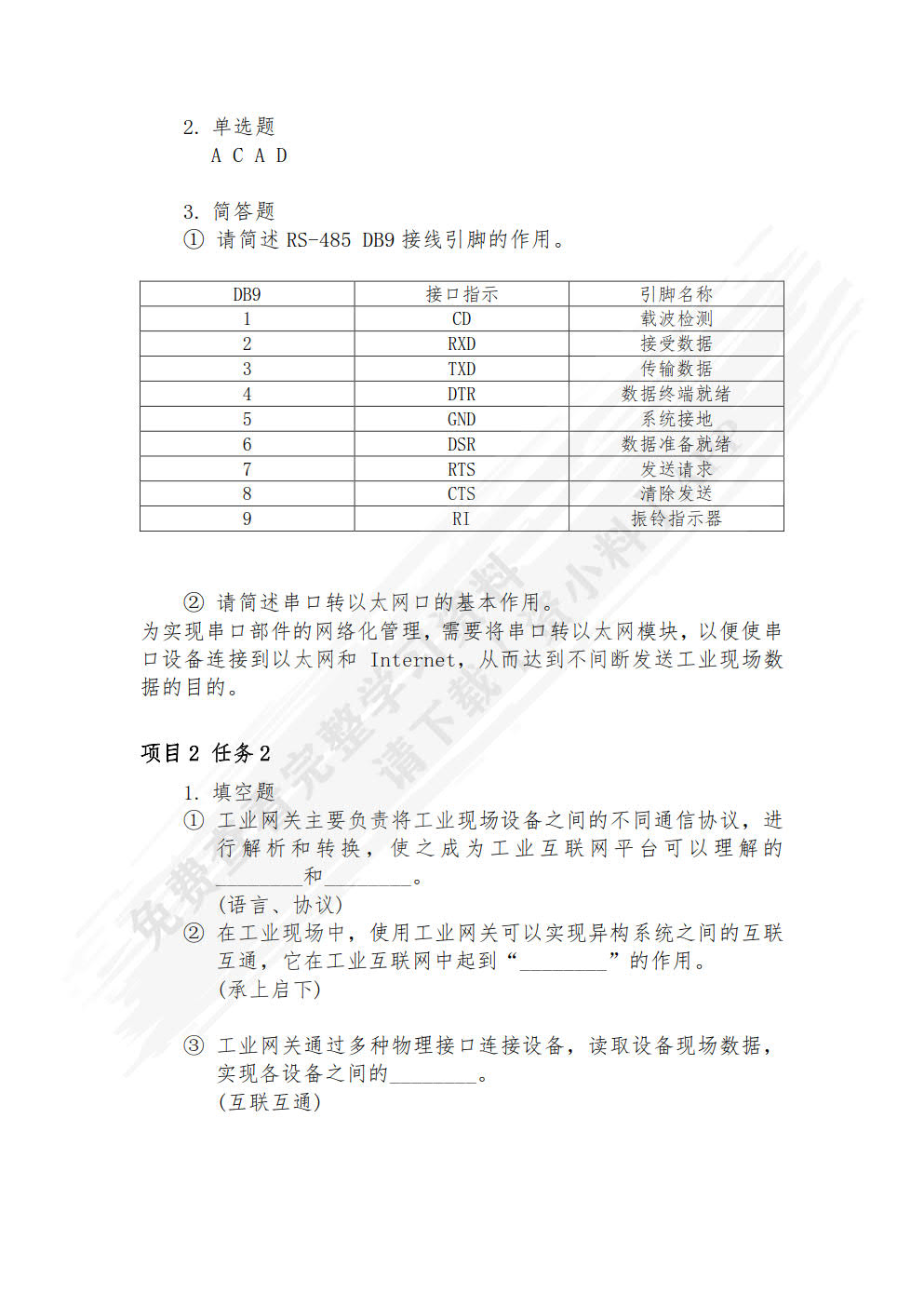 工业互联网网络互联技术