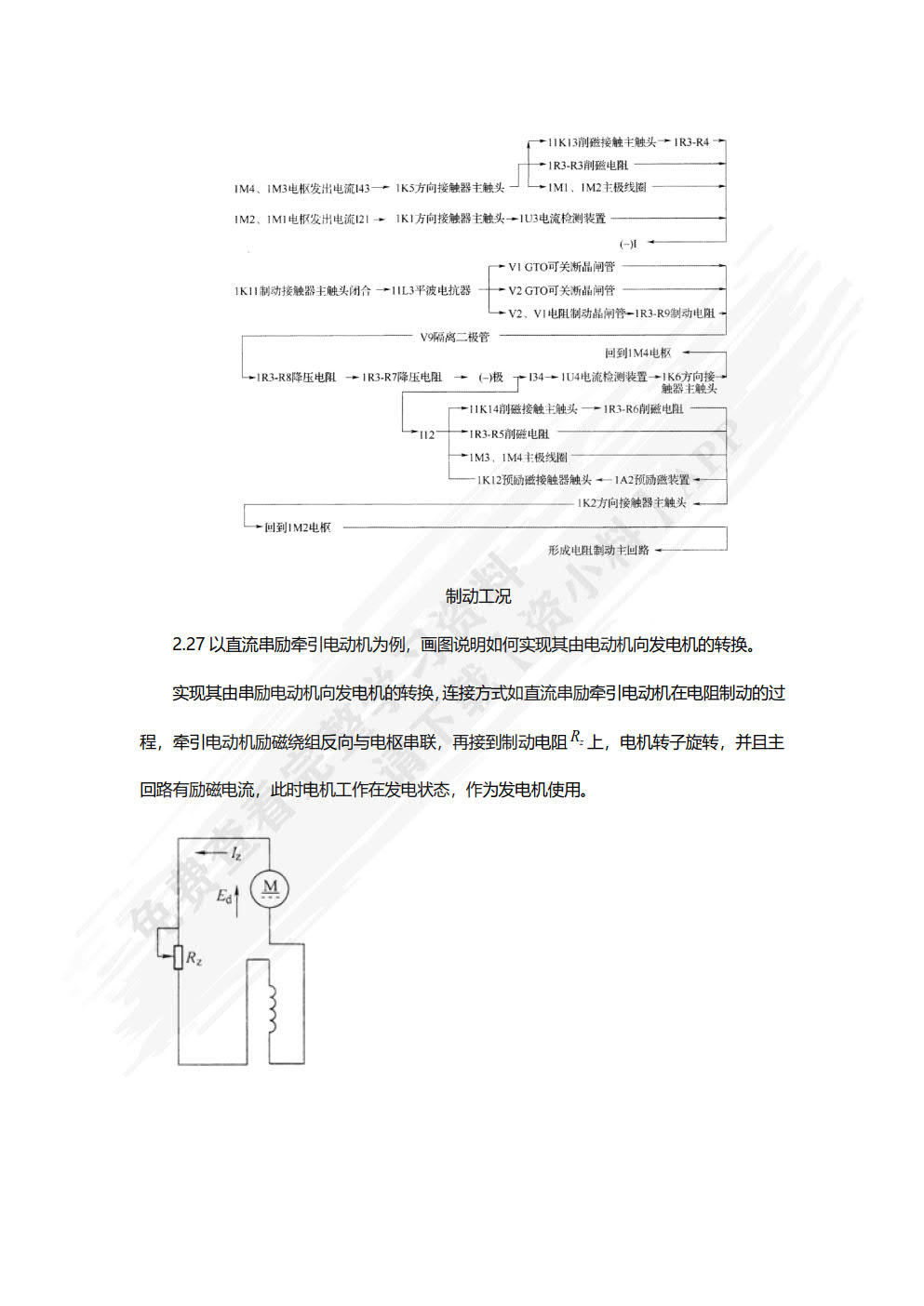 城市轨道交通车辆电气控制