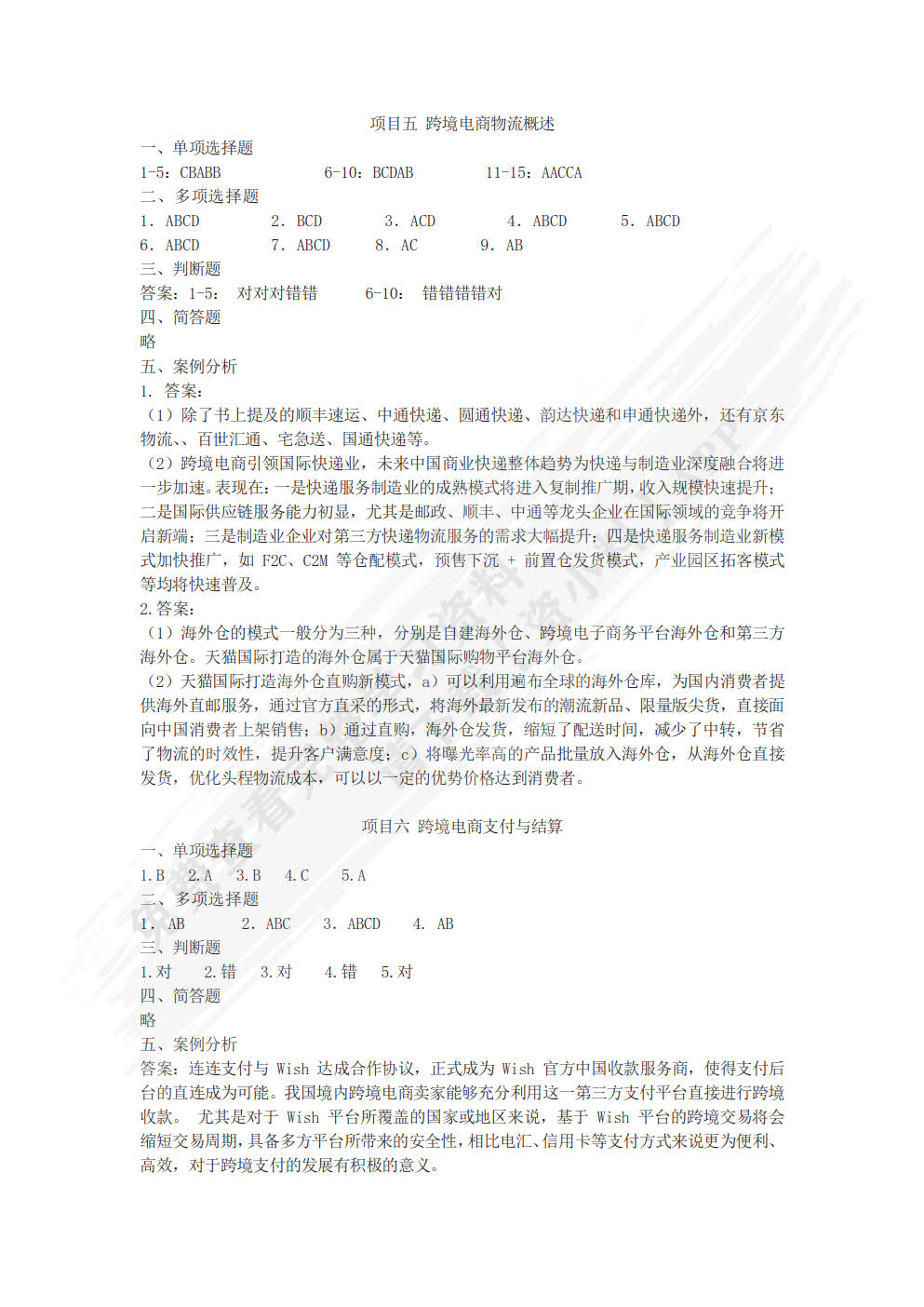跨境电商实务