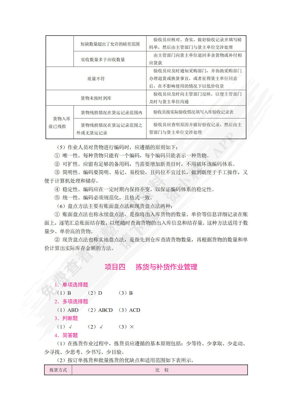 配送中心运营管理实物
