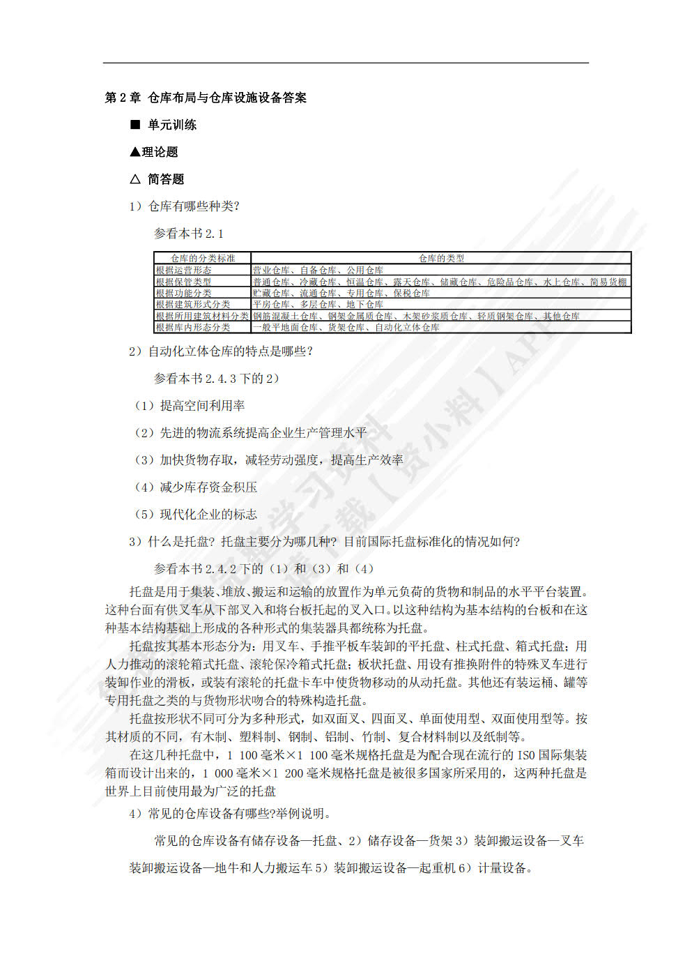 仓储与配送管理：理论、实务、案例、实训（第二版）