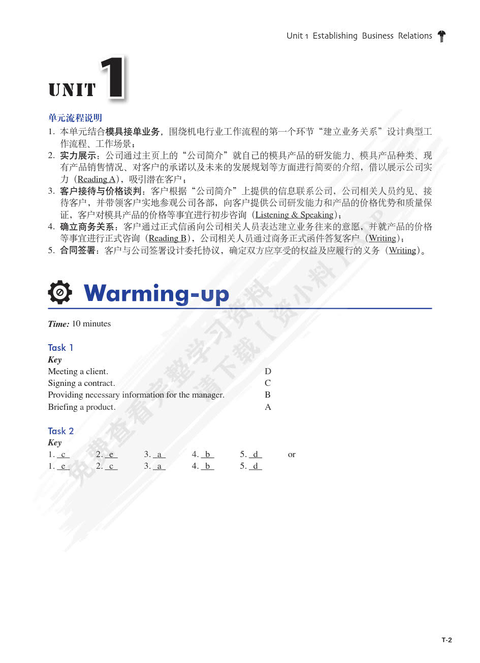 新职业英语机电英语第三版机电英语