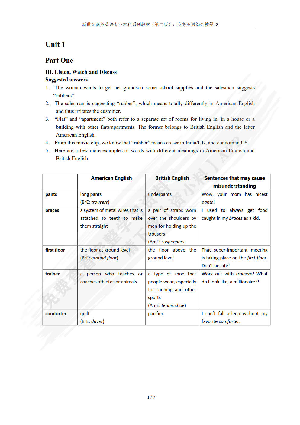 新世纪商务英语综合教程2（第二版）智慧版） 第2册