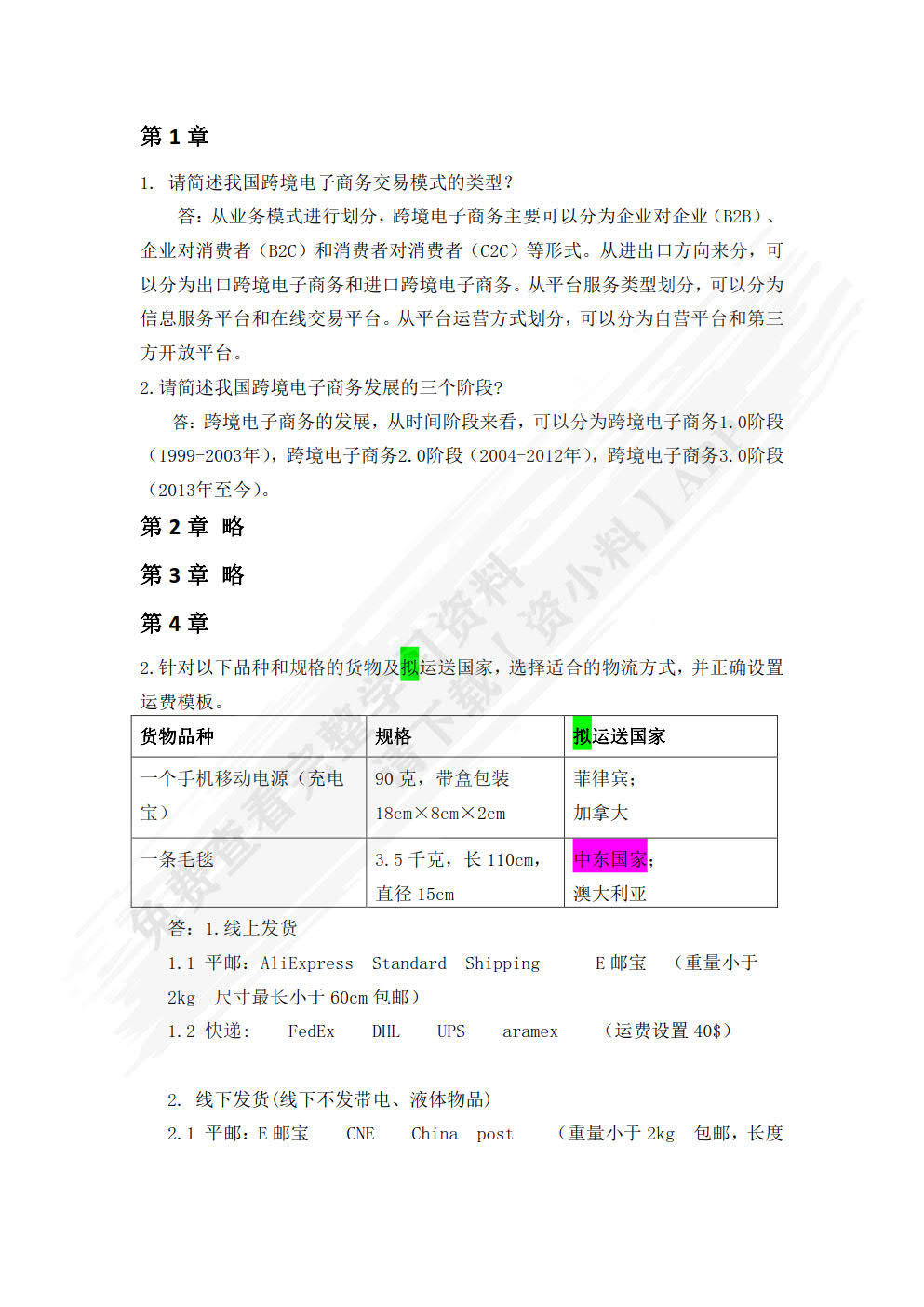 跨境电子商务实操教程