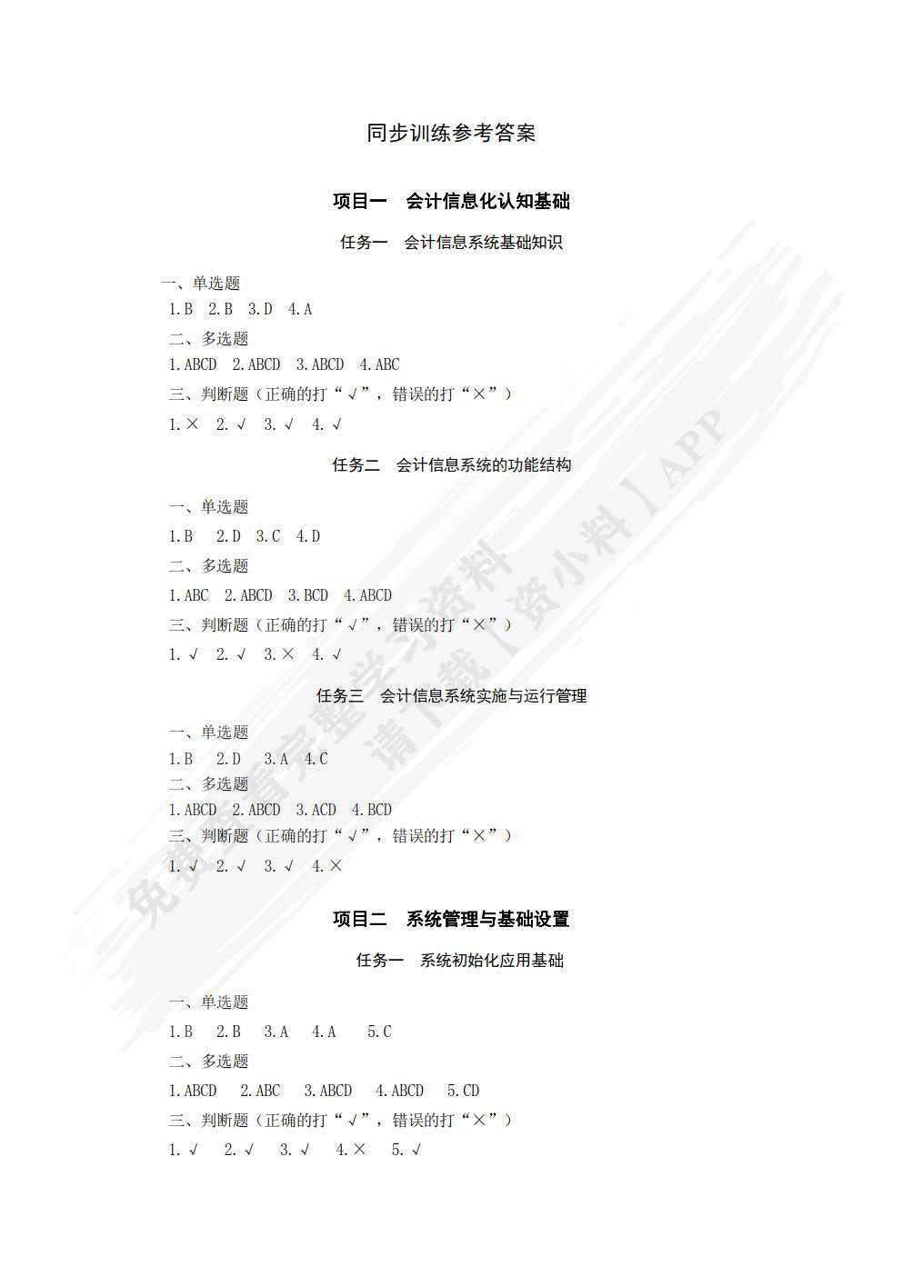 会计信息系统应用（第二版）