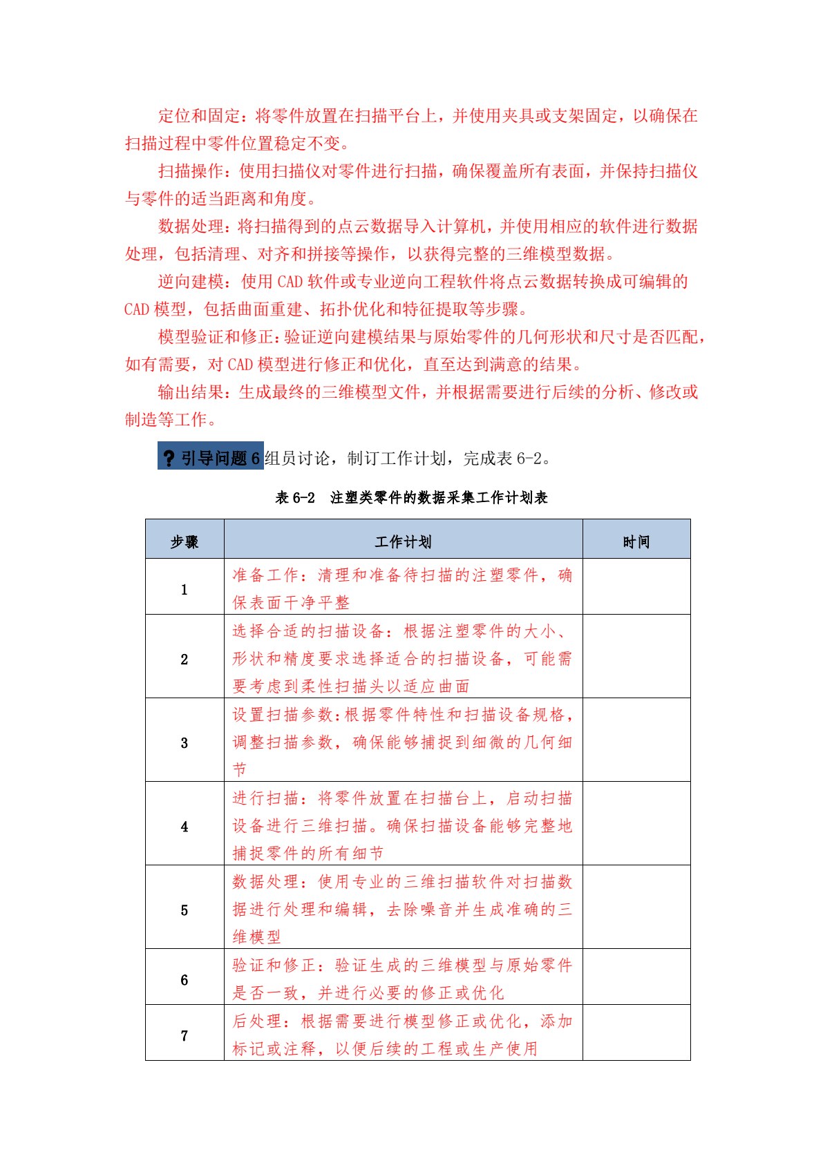 零件数据采集与逆向工程