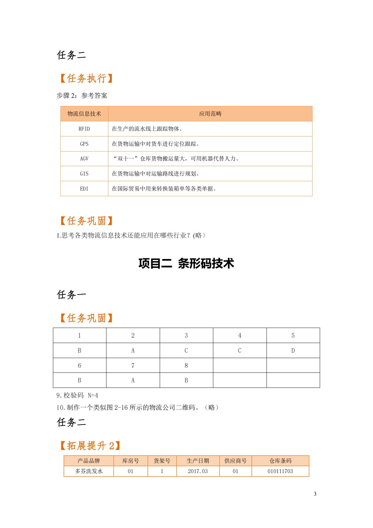 物流信息技术