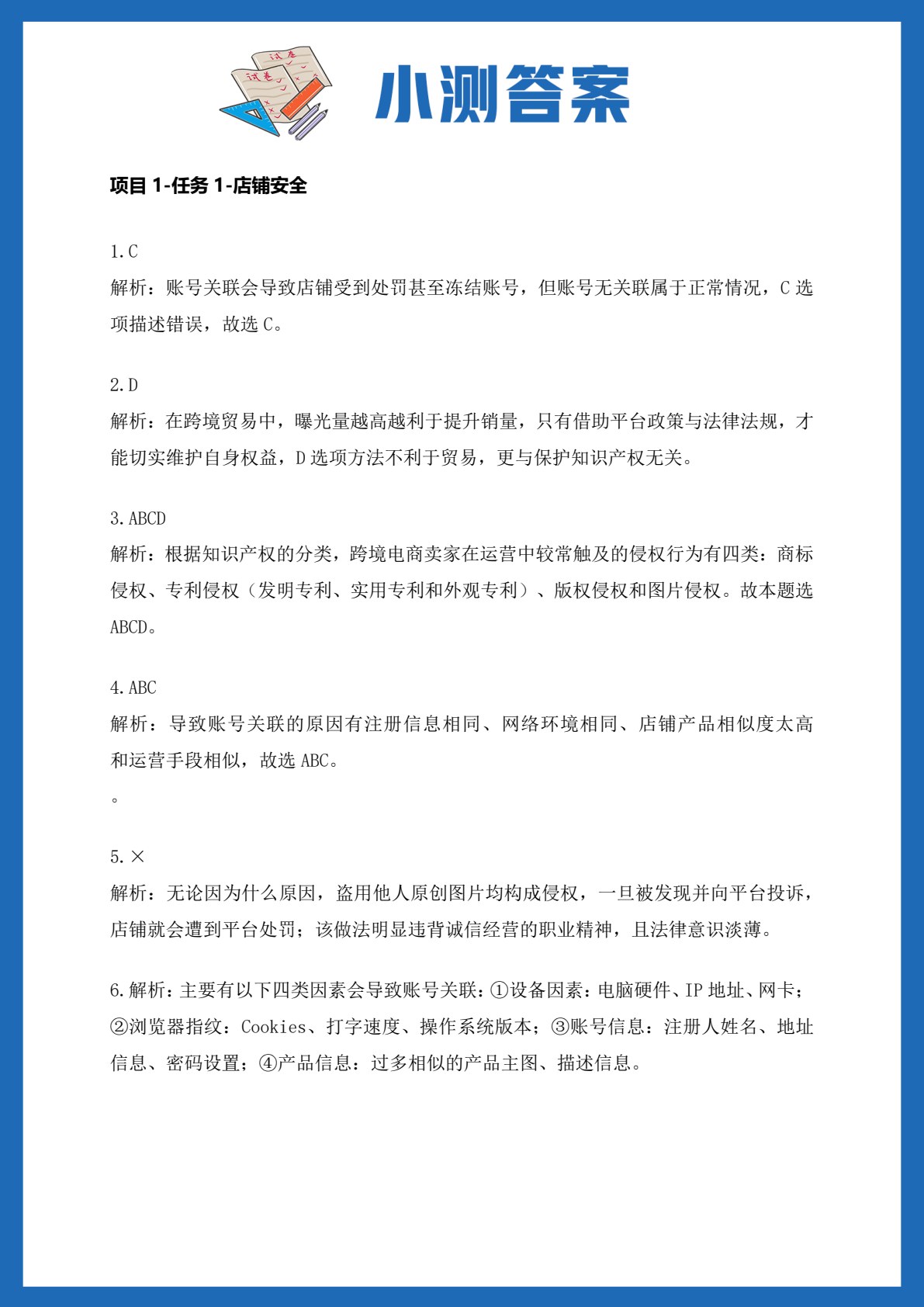 跨境电子商务多平台操作