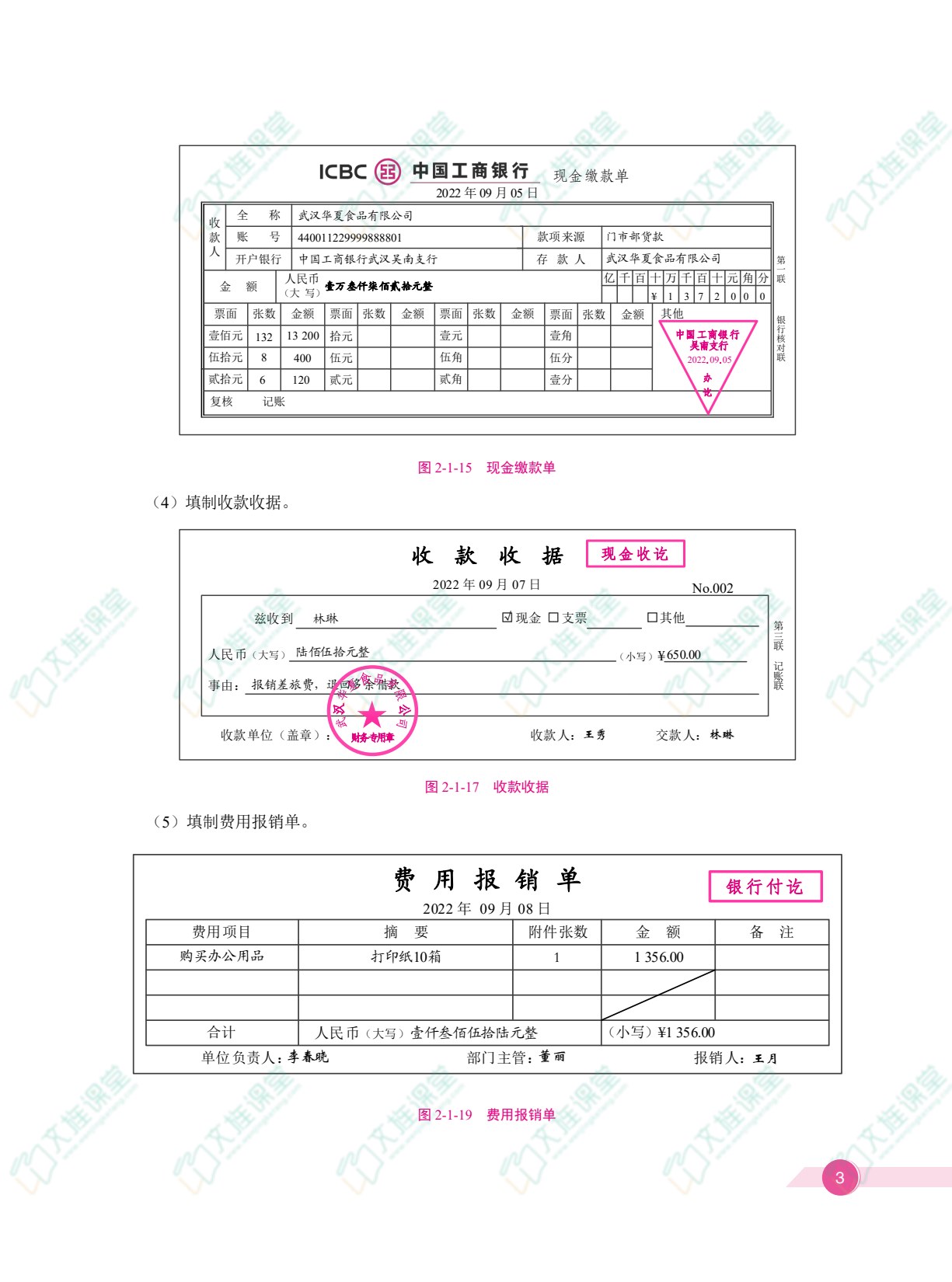 湖北省中职高考会计专业考点解析与要点训练：技能操作（双色）（含微课）