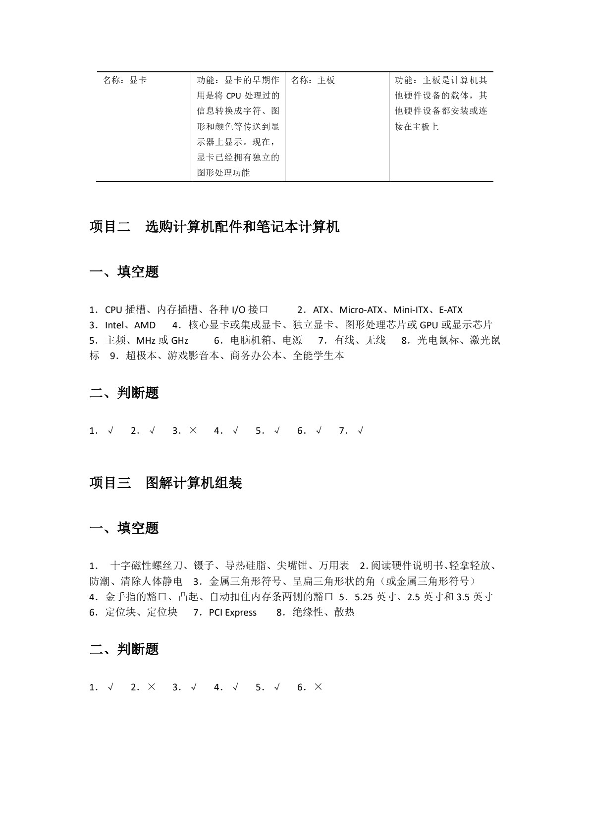 计算机组装与维护（双色）（含微课）