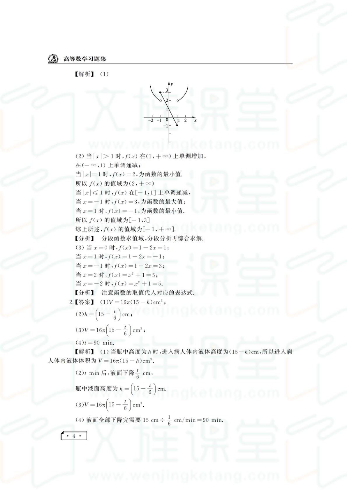 高等数学习题集[LS]