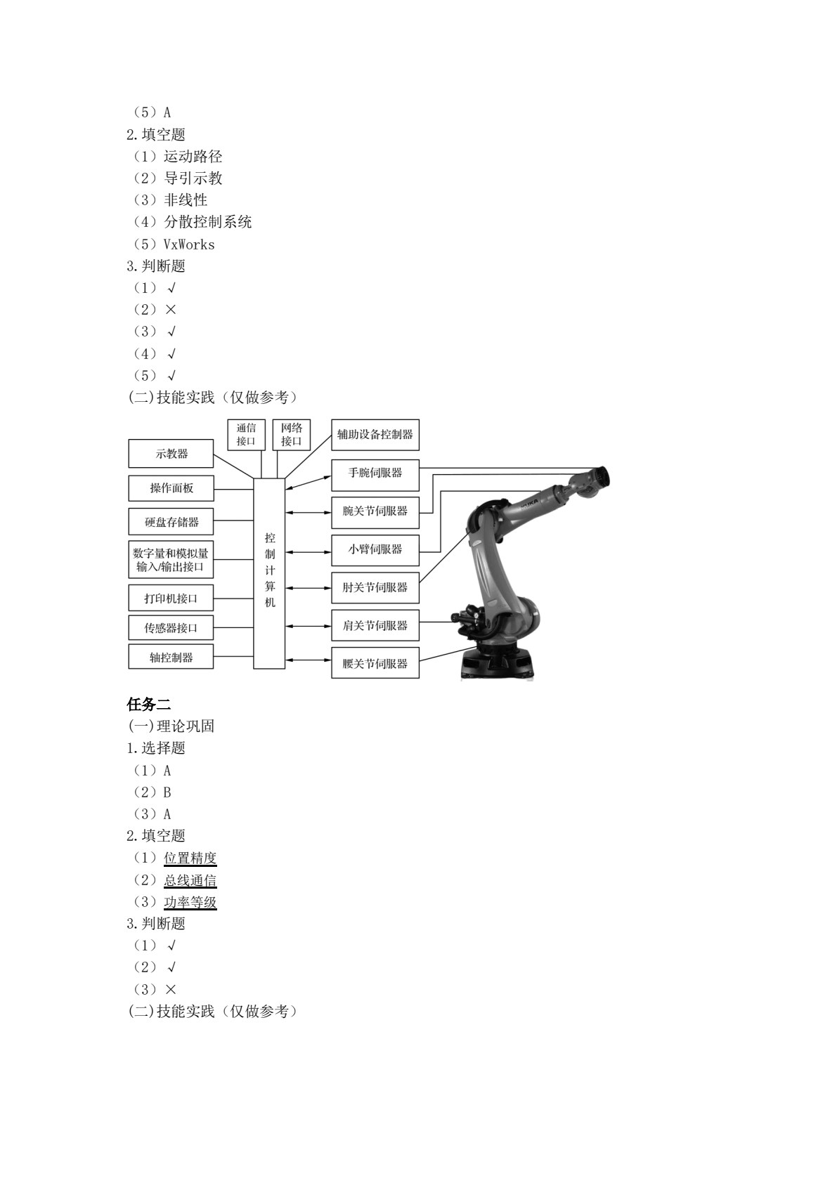机器人技术基础及应用