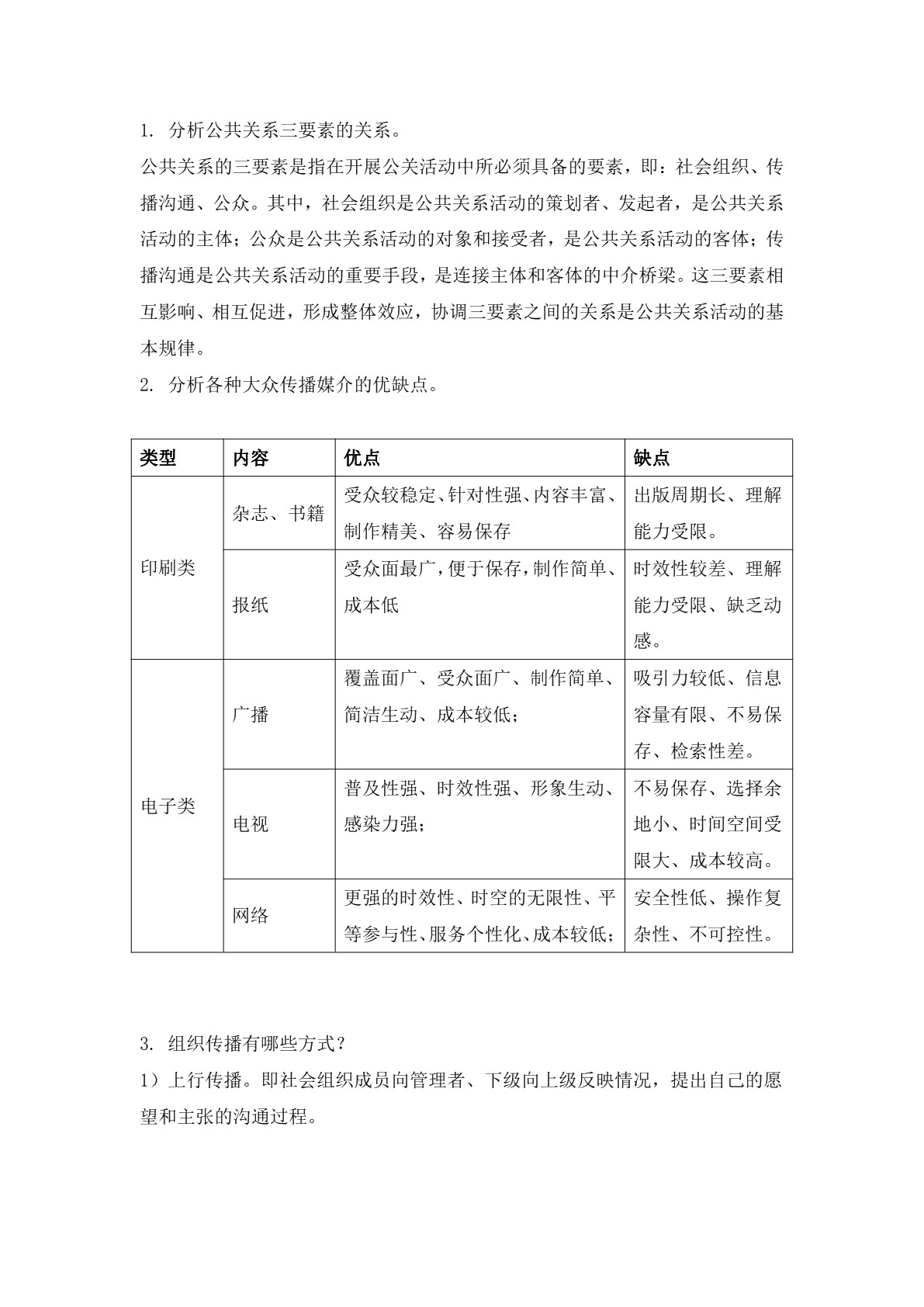 公共关系实务（第三版）习题册