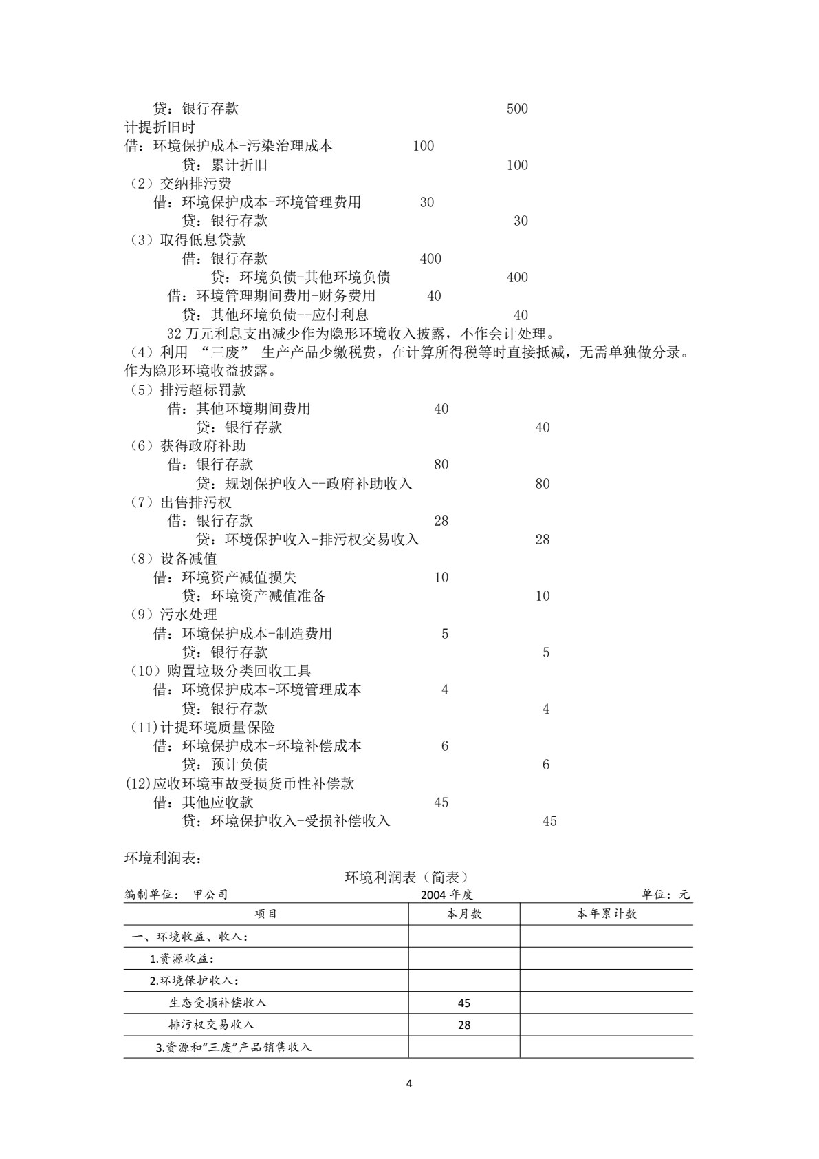 环境资源会计学
