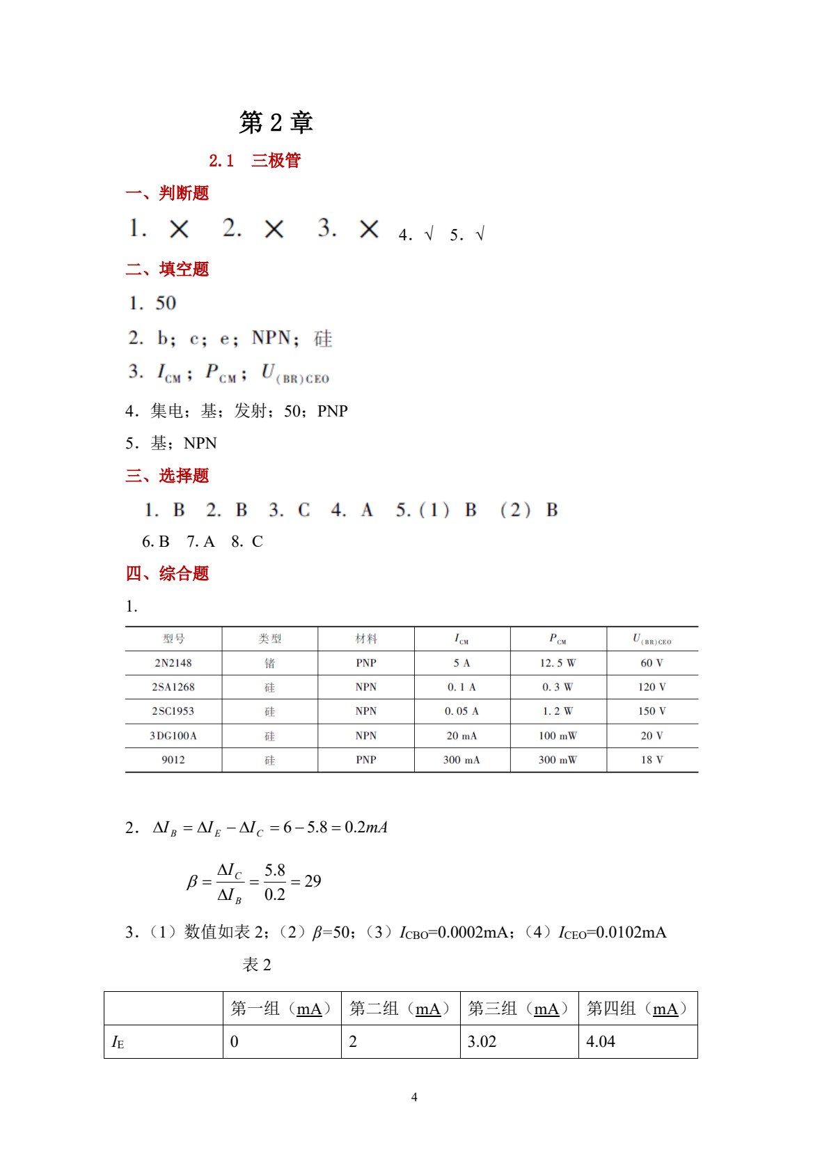 电子技术基础与技能学习指导与同步练习（第3版）