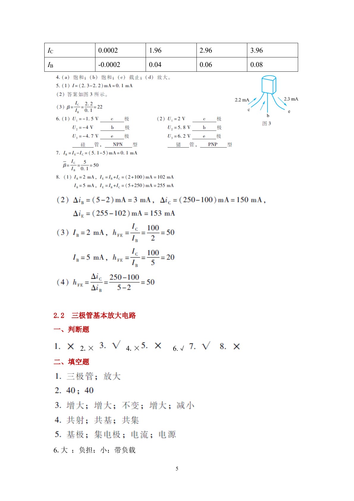 电子技术基础与技能学习指导与同步练习（第3版）