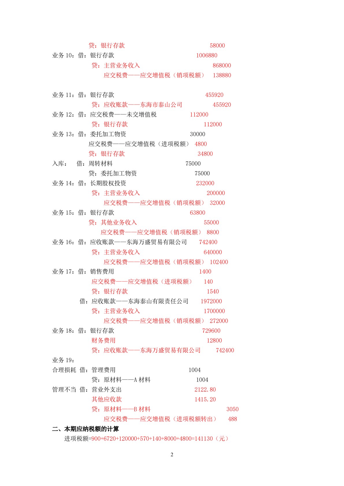 税费计算与申报全真实训（第三版）（挖改）