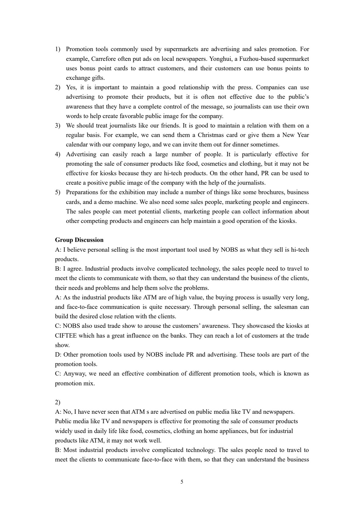 国际商务洽谈口语教程